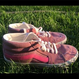 Purple Vans Retro Sport Shoes